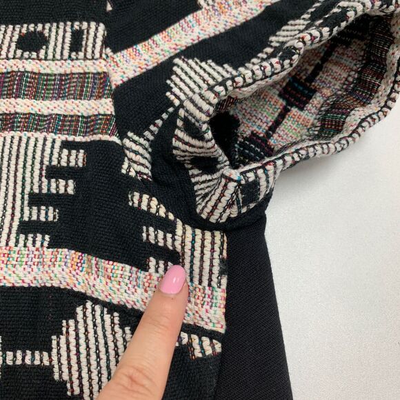 Sunday in Brooklyn Top Women S Small Black Ellery Woven Knit Aztec Anthropologie - Picture 10 of 14